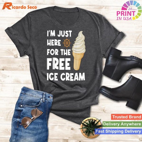 Family Cruise Treats Free Ice Cream T-shirt