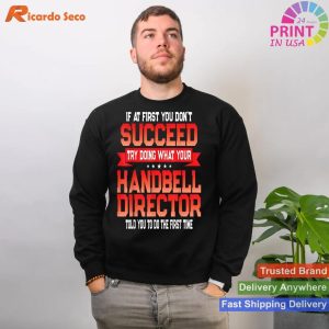 Fun Handbell Director Gift Funny Music Quote T-shirt