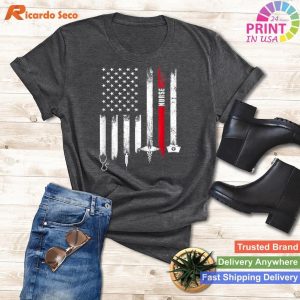 Funny American Flag Nurse T-shirt Unique Gift Idea for Nurses