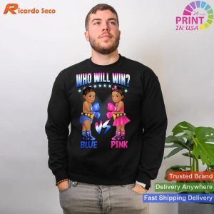 Funny Gender Reveal Boxing - Keeper of Gender Reveal Party T-shirt