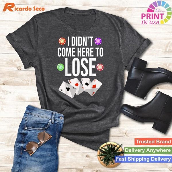 Funny Poker Gift Poker Player Cool Card Game Style 2 T-shirt