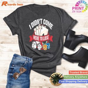 Funny Poker Gift Poker Player Cool Card Game T-shirt