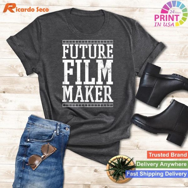 Future Film Maker Gift T-Shirt - Stylish Filmmaker Design