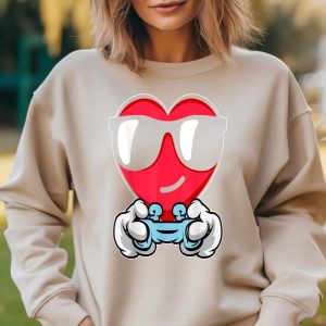 Gamer Heart Valentine is Day Special Video-Game Controller Tee