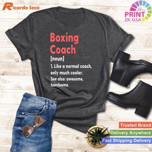 Gift of Laughter Boxing Coach Definition Funny Trainer Gift Present T-shirt