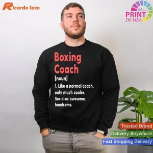Gift of Laughter Boxing Coach Definition Funny Trainer Gift Present T-shirt
