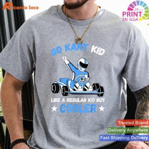 Go Kart Kid Go Kart Racing Boys Kids T-shirt