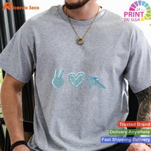 Graphic Harmony Peace Love Cruise Funny Ship Lover T-shirt