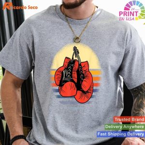 Great Vintage Boxing Gloves Boxing Gift Boxing T-shirt
