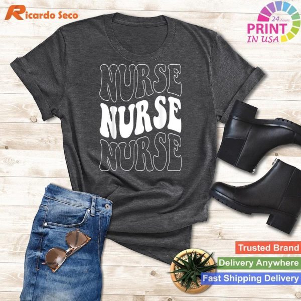Groovy Nurse Shirt Women School Nurse RN ICU ER Pediatric - Part 2