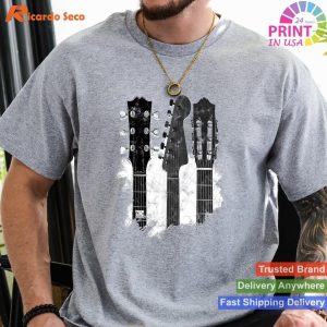 Guitar Player Gifts Rock n Roll Musician Festival Music T-shirt
