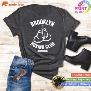 Hang 'Em High Brooklyn Boxing Club HANGING GLOVES T-shirt