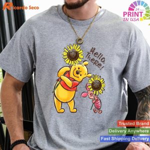 Hello There! Sunflowers with Winnie The Pooh & Piglet - Disney Joy