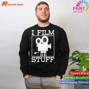 I Film Stuff T-Shirt - Perfect Gift for Aspiring Filmmakers