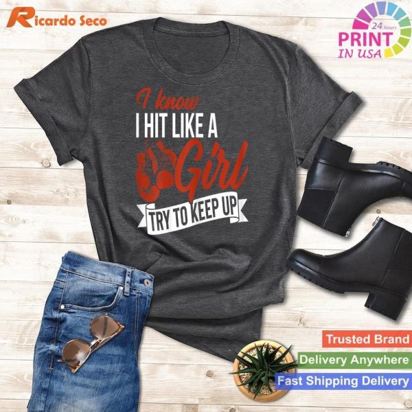 I Know I Hit Like A Girl Boxing Lover T-shirt