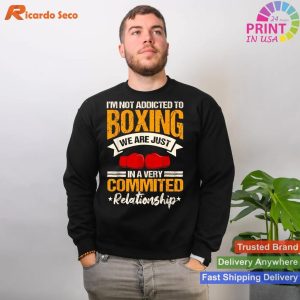 In the Ring Vibes Boxing Ring Gloves Boxer Sport Coach Trainee T-shirt