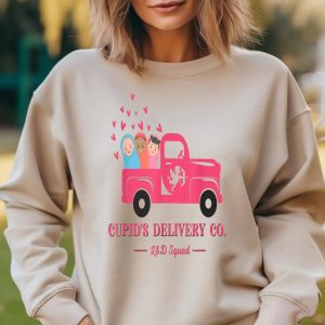 Labor & Delivery Nurse Squad Cupid is Delivery Co Valentine Tee