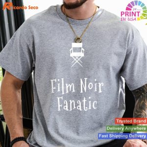 Librarian's Choice - Film Noir Fanatic T-Shirt for Movie Buyers