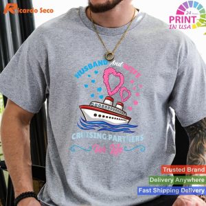 Life Partners at Sea Husband-Wife Cruising T-shirt