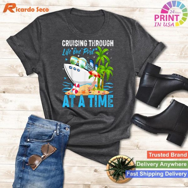 Life's Ports Adventure Cruise Ship T-shirt