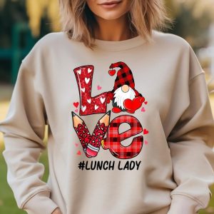 Lunch Lady Gnomes A Fun Valentine is Day Matching Tee