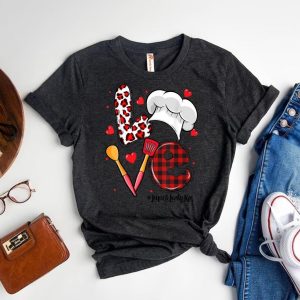 Lunch Lady Love A Fun Valentine is Day Gift Tee