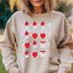 Math Love 'Order of Operations' Valentine Is Day Teacher Tee