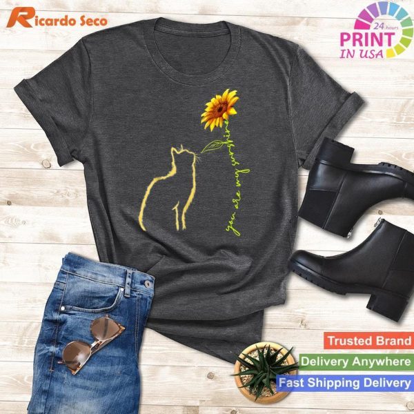 Meow Flower Cat - You Are My Sunshine for Kitten Lover Gifts