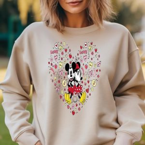 Mickey & Minnie Is Heart of Love A Timeless Valentine Is Retro