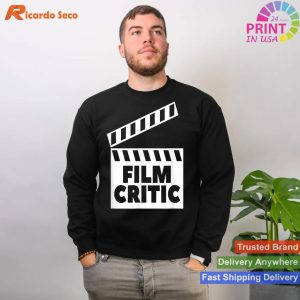 Movie Clapper Board Costume T-Shirt - Perfect for Film Critics