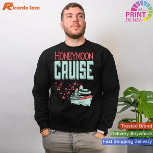 Newlywed Adventure Honeymoon Cruise Ship Vacation T-shirt