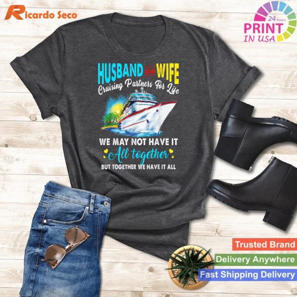 Partners for Life Husband and Wife Cruise T-shirt