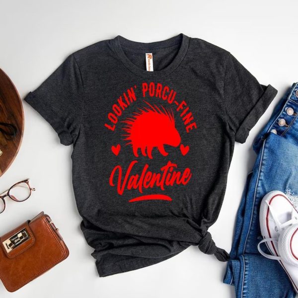 Porcupine Puns A Quirky Valentine is Day Tee