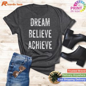 Positive & Inspirational Quotes on Motivational T-shirt