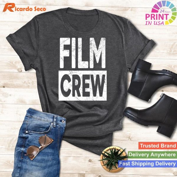 Premium Film Crew Director T-Shirt - High-Quality Filmmaking Gear