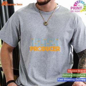Producer and Editor T-Shirt - Ideal for Music and Film Movie Producers
