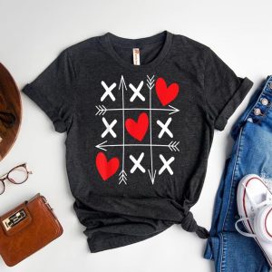 Simply Lovely Cute Valentine is Day Heart Tee