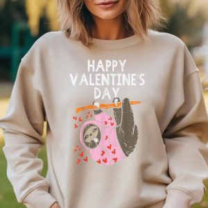 Sloth Hearts A Cute and Lazy Animal Lover is Valentine
