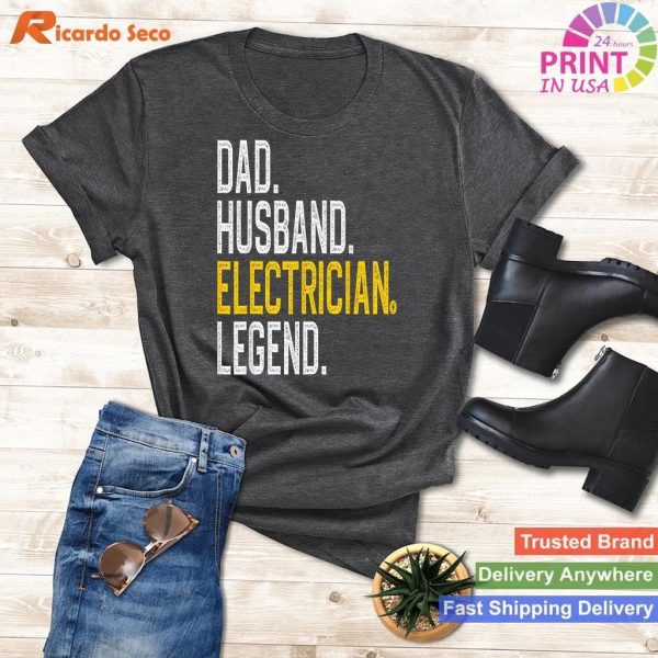 Special Electrician T-Shirt A Professional Look for Dads and Husbands