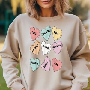 Speech Therapy Love A Valentine is Day Tee for Therapists