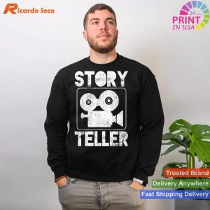 Storyteller Movie Director T-Shirt - A Filmmaker's Wardrobe Essential