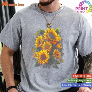 Summer Cottagecore Aesthetic - Sunflower Graphic for Girls and Women
