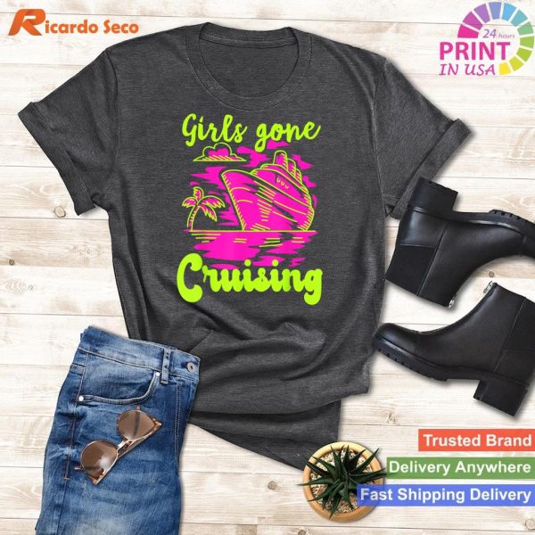 Summer Sail Girls Gone Cruising 2023 Matching Cruise T-shirt