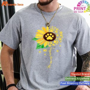 Sunflower Dog Lover - Pets Paw Apparel for Women and Men