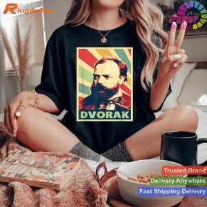 Symphony of Colors Antonin Dvorak Vintage-inspired T-shirt