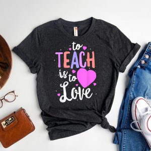 Teaching Love A Special Valentine is Day Teacher Gift Tee