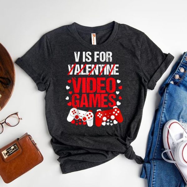 Toddler Gaming Love Kid Valentine is Day Special Tee