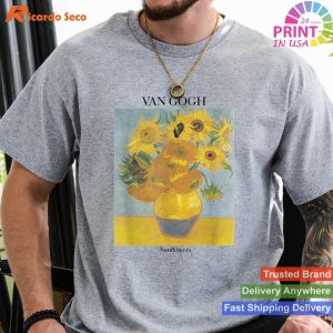 Van Gogh Sunflowers Art - Gift Inspired by Vincent Van Gogh