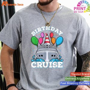 Vintage Birthday Cruise Gift T-shirt