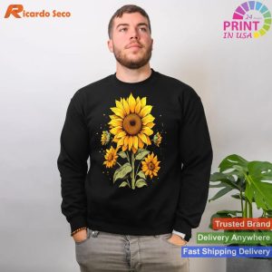 Vintage Sunflower Graphic - Classic and Timeless Design
